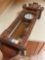 Antique with R & A pendulum wood wall clock. 39