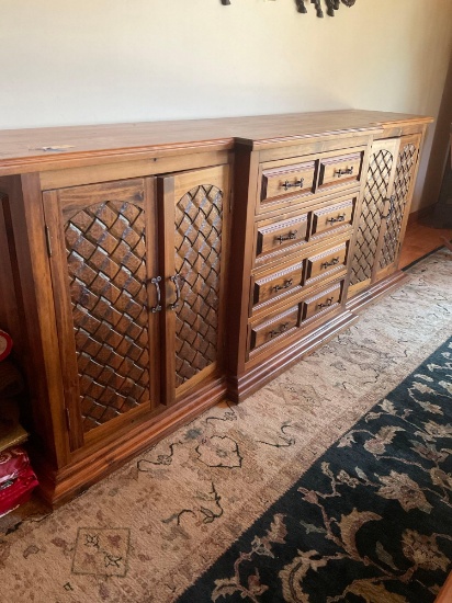 Dining Buffet Cabinet / Credenza 24" d x 144"