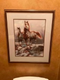 Signed, Chuck Dehaan 85 framed art. 21