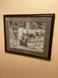 Signed framed art 26