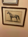 Signed framed art. 17