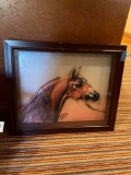 Framed horse wall art. 20