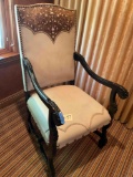 Western style leather room chair