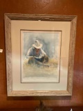 Signed, Ben Carter 89 framed art. 30