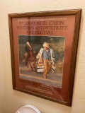 5th Annual El Cajon Western & Wildlife Art Festival 1990 framed art. 24