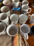 Assorted coffee mugs. 14 pieces