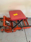 Motorcycle jack & mechanics chair