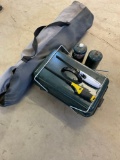 Propane Camp Stove, and Folding chair