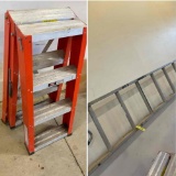 8' foldable ladder & 6