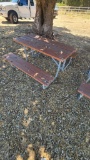 Picnic Table with Benches 5' long x 5' 4