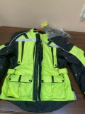 Tourmaster, Mens Nylon Jacket size Large and Teknic gloves.