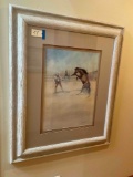 Signed. Ben Carter 90 framed art. 41