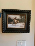 Signed Terpning 135/450 framed canvas print. 15