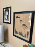 Framed art. 2 pieces 16