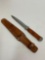 Hoffritz N.Y. Germany Pro Thro knife with sheath. 6