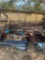 Scrap metal pile of material