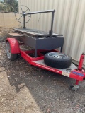 Custom BBQ & Concession Trailer. 10' 6
