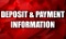 PAYMENT, DEPOSIT & TAX INFORMATION. DO NOT BID ON THIS LOT!