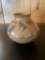Vintage signed Benito M pottery vase. 7