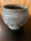Chinese metal / brass vase 9.5