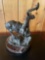 Charles M Russell Bronze sculpture signed CM Russell. 16