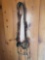 Vintage one ear hand tooled horse Bridle with silver concho Concho bit