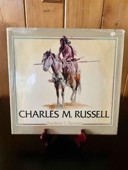 Charles M Russell by Frederic G Renner hardcover book
