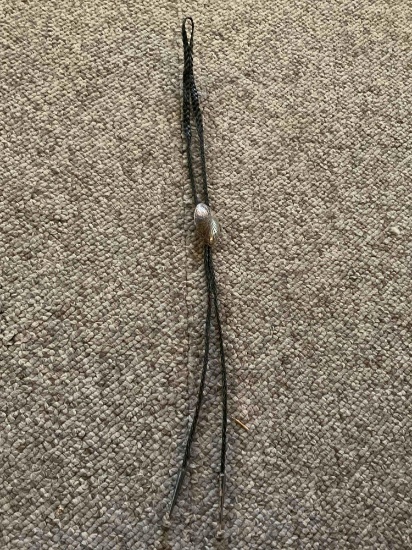 21" bolo with 2" sterling silver concho