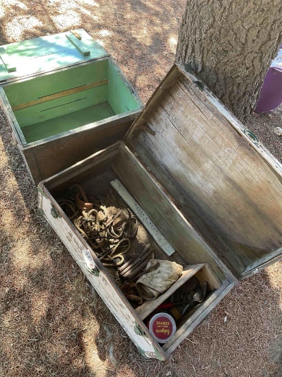 Wooden boxes. 2 pieces