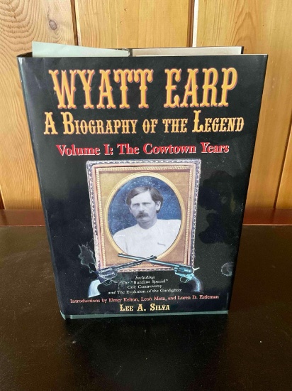 Wyatt Earp signed Lee A Silva hardcover book