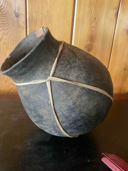 Vintage 11" x 11" pottery jug