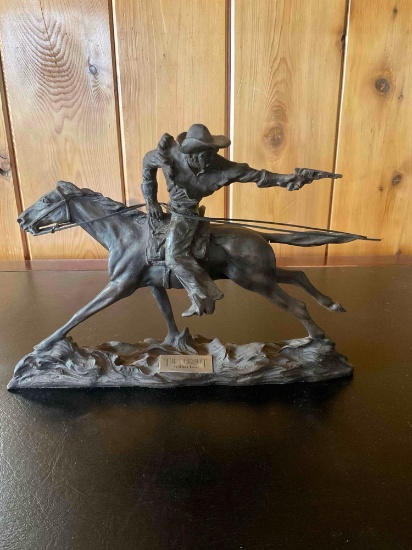 Resin "The Pursuit" by Alexa Laver sculpture . 9" x 12"