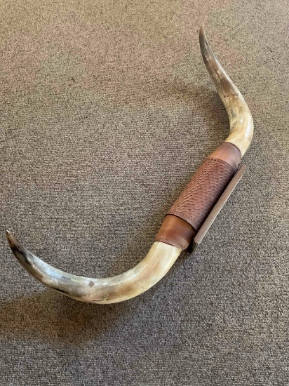 Vintage 42" mounted Montana Longhorn Steer Horns