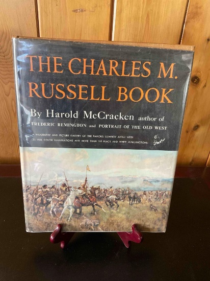 The Charles M Russell Book by Harold McCracken hardcover book