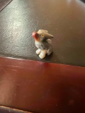 Zuni Fetish Coyote with turquoise eyes. 1.5