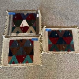 Vintage wool place mats. 15