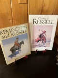 Remington and Russell & Charles Russell hardcover books. 2 pieces