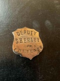 Deputy Sheriff Cheyenne silver replica badge 2