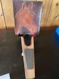 Leather horse deco 11
