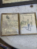 Framed wall art. Russell 11