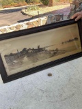 Framed wall art. 16 3/4