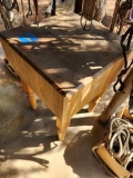 Butcher block table, 24