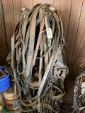 Large lot. Heavy work harness, used as display