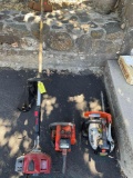 Two Echo chain saws & Kawasaki gas trimmer
