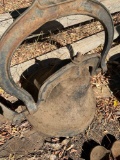 Vintage. Large school bell with bracket