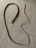 Approximately 10' bull whip
