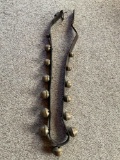 Vintage leather sleigh bells