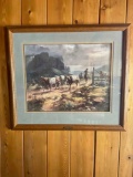 Framed wall art. 