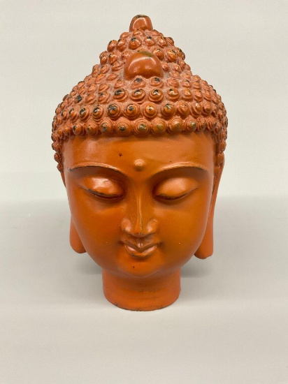 Buddha head. 9" x 6"