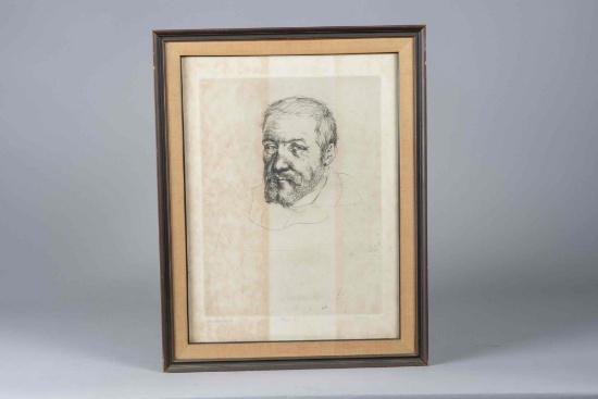 Framed art. Michelangelo 98/100 -64 Comell. 28" x 22"